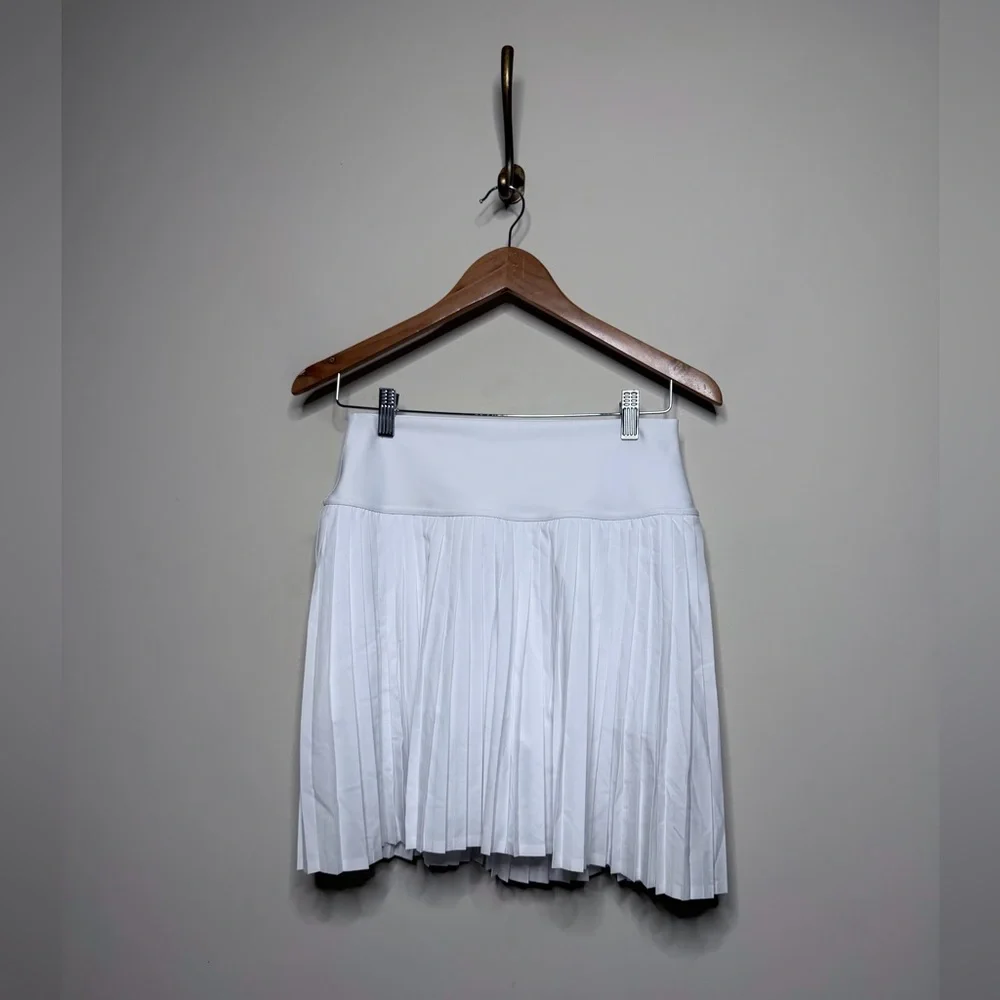 ALO Yoga Grand Slam Tennis Skirt White